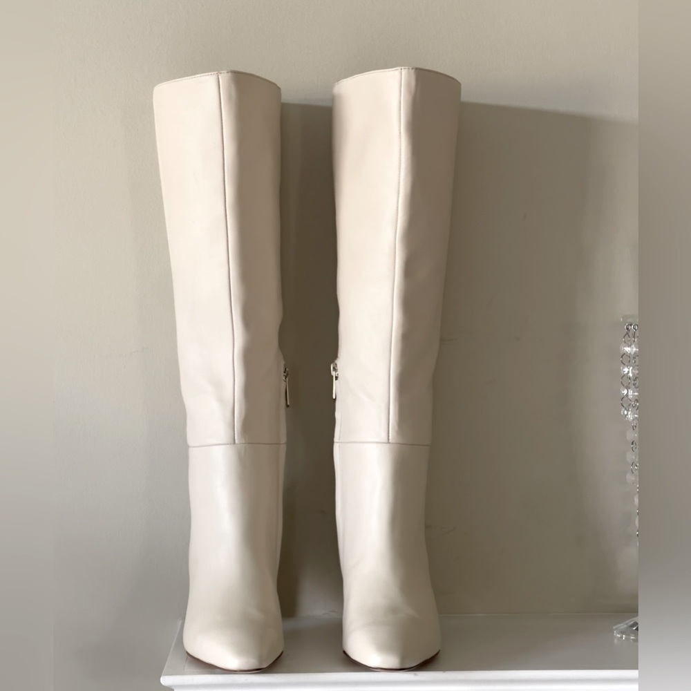 Sam Edelman SYLVIA Knee High Boot in cream Size 6.5 New with Tag - Picture 7 of 11